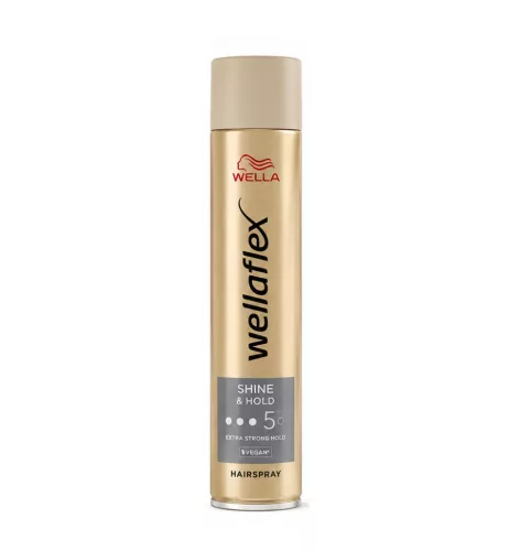 Wellaflex hajlakk Shine&Hold5 
