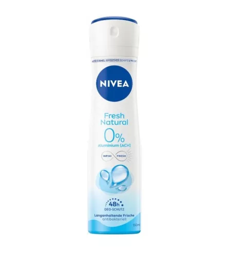 Nivea Fresh Natural 0% dezodor