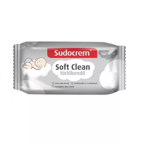 Sudocrem Soft Clean törlőkendő