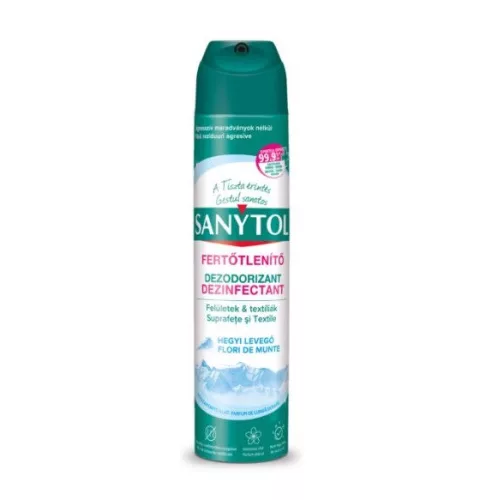 Sanytol Felületek&Textíliák fertőtlenítő dezodor